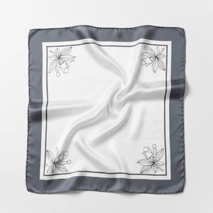 Modern Abstract Bandana <b>Scarf</b> Colorful Print <b>Head</b> Square for Contemporary Fashion Outfits and Artistic Styling - Product Image 1