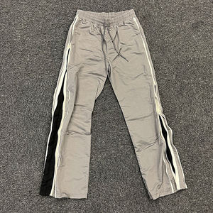 High Quality Men Windbreaker Track Pants Waterproof <b>Joggers</b> Streetwear Casual Hip Hop Nylon <b>Trousers</b> Side Stripe Zipper Pants - Product Image 6