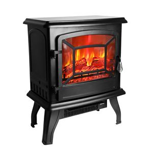 SF507 Caminetto Elettrico Indipendente da 17 Pollici 1400W con Fiamma Monocolore e Pulsante a Bilanciere per il Riscaldamento - Product Image 3