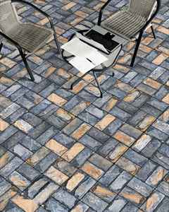 Baldosas de Porcelana con Aspecto de Piedra Gris de 400x400 mm, Acabado Mate, Resistentes, para Interiores y Exteriores - Product Image 1