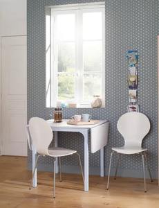 Table à manger pliante en bois massif fabriquée au Vietnam, pratique et peu encombrante pour les petits appartements - Product Image 2