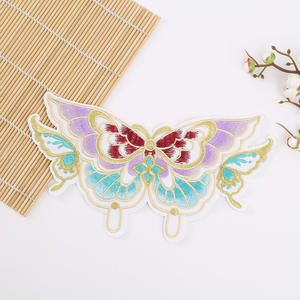 Wholesale Embroidery <b>Patch</b> Custom Modern Stitch Fabric Applique for Jackets Caps <b>Backpacks</b> Clothing Iron On Sew On Factory - Product Image 4