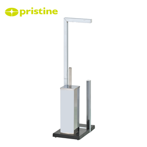 Moderno Soporte Redondo de Metal para Papel Higiénico, con Base de Acero, para Baño, sin Necesidad de Perforación - Product Image 6