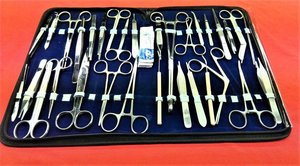 ชุดเครื่องมือผ่าตัดสัตว์ 157 ชิ้น ของ Azicon สำหรับคลินิกสัตว์ ชุดเครื่องมือผ่าตัดสัตว์เลี้ยงสำหรับทำหมันและผ่าตัดสัตว์ขนาดใหญ่ - Product Image 5