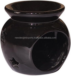 Quemador de aceite esencial de cerámica Cera de fragancia hecha a mano perfecta para fragancia y aromaterapia - Product Image 5