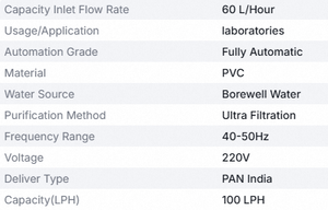 Sistema de Purificación de Agua Ultrapura para Laboratorio, Totalmente Automático, con Pantalla Digital y Aplicaciones de Monitoreo en Tiempo Real - Product Image 2
