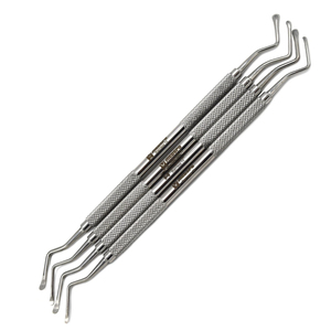 Kit d'instruments de micro-chirurgie dentaire manuels en acier inoxydable pour la parodontie - Product Image 6