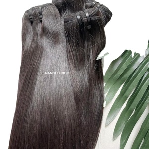Extensions de Cheveux Brésiliens 100% Vierges Bruts, Mèches de Cheveux Humains avec Closure, Échantillon Gratuit sans MOQ et Livraison Gratuite - Product Image 2
