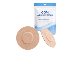 Patchs CGM Imprimés Animaux Mignons 75mm en Gros OEM ODM – Tissu Doux Imperméable et Hypoallergénique pour la Protection du Capteur de Diabète