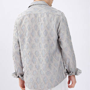 เสื้อเชิ้ตผู้ชายผ้าแฟลนเนล ดีไซน์ล่าสุด สีสันปรับแต่งได้ 100% ผ้าฝ้ายถัก ระบายอากาศได้ดี คุณภาพสูง เป็นมิตรกับสิ่งแวดล้อม - Product Image 3