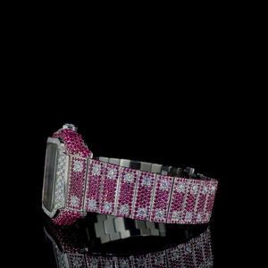 Reloj de Pulsera de Acero Inoxidable de Lujo para Hombre, Diseño Personalizado, Analógico, Mecánico, Estilo Hip Hop, con Diamantes Cultivados - Product Image 3