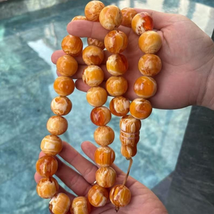 ลูกประคำพกพาขนาดเดินทาง ลูกประคำขนาดกะทัดรัด ของขวัญงานฝีมืออิสลาม ของสะสมมุสลิม ของขวัญอิสลาม - Product Image 3
