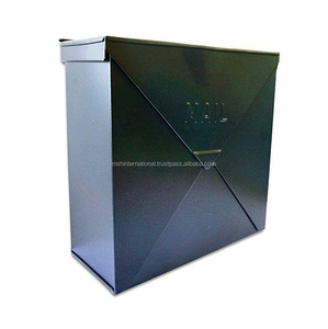 Wall Mount Metal Mailbox <b>Outdoor</b> Waterproof Letter <b>Box</b> Front Access Powder Coated Durable Non-Locking - Product Image 3