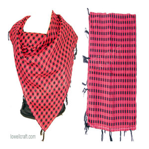 Premium 100% Cotton Custom Neck Scarf for Men Double-Sided Eco-Friendly Fabric Spring Collection Kuffiyeh Style Palestine - Product Image 2