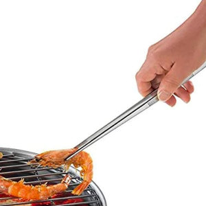 Pince de cuisine de 12 pouces en acier inoxydable 18/10, pince de précision pour la présentation des aliments, pour servir, griller, barbecue - Product Image 3