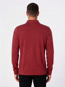 Wholesale Fashion <b>Men</b> Rugby Polo <b>Shirt</b> Cotton Apparel Supplier <b>Men</b> Rugby Polo <b>Shirt</b> Long Sleeve Heavy Cotton Premium Polo <b>Shirt</b> - Product Image 2