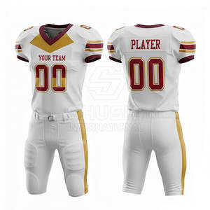 Uniforme de Fútbol Americano Personalizado OEM, Ropa Deportiva Transpirable de Alta Calidad, Fabricante de Uniformes para Equipos, Talla Adulto - Product Image 6