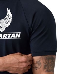 Men’s Navy Blue Performance T Shirt Short Sleeve Breathable <b>Athletic</b> Workout Running Fitness Gym Training Sportswear Top - Product Image 6
