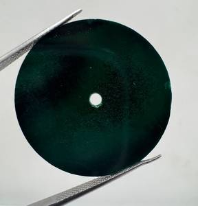 A K Gems Natural Malachite <b>Watch</b> Dial 29mm Round 0.90mm Thickness Center Hole 2mm Polished <b>Watch</b> Face Rajasthan Loose Stone - Product Image 6