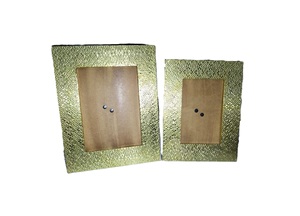Rectangle Metal <b>Mirror</b> <b>Frame</b> with Embossed Floral Pattern Durable Home Decor - Product Image 5
