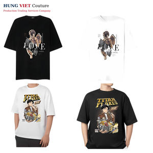 Directamente de los fabricantes, camiseta personalizada de gran tamaño con estampado de Halloween DTG con estilo Colorblock Streetwear - Product Image 2