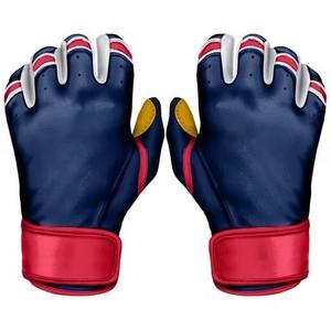 Gants de frappeur de baseball et de softball en gros, haute qualité, polyester/coton, durables, respirants, pour droitiers, hommes et femmes, couleurs personnalisées - Product Image 6