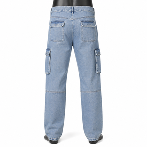 Pantalon cargo décontracté pour homme, taille mi-haute, élastique, léger, respirant, plusieurs poches - Product Image 5