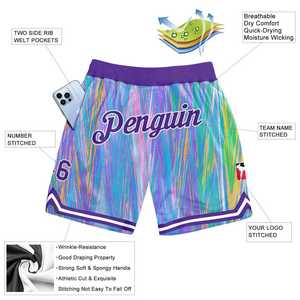 Custom Single <b>Layers</b> Sublimation Polyester Shorts Street Wear 5 Inch Inseam Gym Basketball Shorts Above Knee Mesh Men's Shorts - Product Image 2