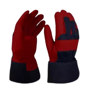 Gants de travail industriels en cuir de chèvre grainé avec manchette de sécurité, qualité supérieure, résistants au froid et à la chaleur, certifiés CE, épaisseur 11 oz - Product Image 4