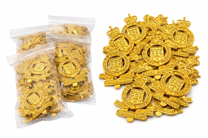 ตราสัญลักษณ์หมวกแบบสไลเดอร์ทองเหลืองของกองทัพทหารเรือแคนาดาโบราณ (RCOC) - Product Image 5