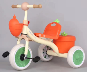 Triciclo de Plástico Modelo Nuevo para Niños ZGBROTHERS con Función Antivuelco y Caja de Almacenamiento para Niños de 2 a 4 Años - Product Image 2