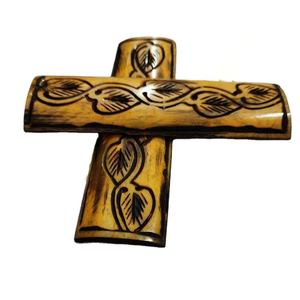 Manche de couteau en os de chameau poli, artisanal, en matériau naturel, forme ovale, style art populaire, portable, origine Inde, artisanat - Product Image 3