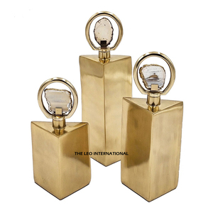 Hot Selling Embossed Texture Decorative Ginger Jars Vase Silver Plated <b>Set</b> of 2 Multiple Sizes Eco-Friendly Feature - Product Image 6