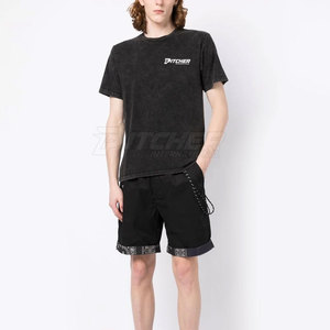 Camiseta con Efecto Ácido para Hombre, Tejido Moderno y Cómodo, Ligera, Informal, Esencial para el Día a Día - Product Image 2