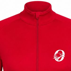 Maillot de cyclisme rouge et blanc pour hommes et femmes, manches courtes, respirant, léger, pour vélo de route, VTT, entraînement - Product Image 3
