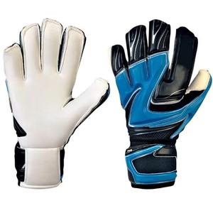 Professional Football Goalkeeper Glove Breathable Fabric Non-Slip Grip High <b>Elasticity</b> Shock Protection <b>Lace</b>-Up - Product Image 4