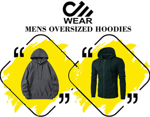 Sweat à capuche oversize pour homme, en molleton uni, coupe ample, basique, à épaules tombantes, unisexe FORTLEO INDUSTRIES - Product Image 6