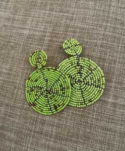 New Decorative <b>Leaf</b> Shape Seed Beaded Gold Plated Handmade Women's Boho Bead Earrings Party Wear <b>Drop</b> Earrings Beads - Product Image 4