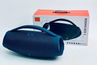 Enceinte portable d'extérieur BOOMS BOX 3 avec basses puissantes, aigus clairs, longue autonomie, résistante aux éclaboussures, enceinte audio sans fil pour fêtes