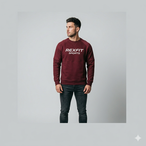 Sweat-shirt respirant imprimé blanc uni à col ras du cou et épaules tombantes pour homme – Hoodies et sweats à capuche vierges personnalisables en gros (OEM) - Product Image 4