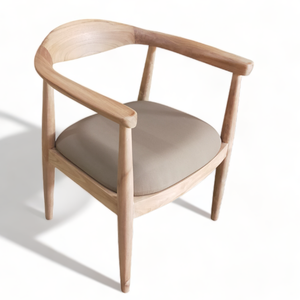 Silla de comedor de madera de teca de alta calidad con diseño moderno y material resistente para muebles del hogar. - Product Image 5