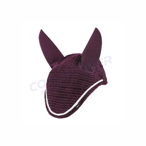Couvre-oreilles léger et respirant, design personnalisé, lavable, voile anti-mouches pour cheval, ajustement confortable, équipement équestre de haute qualité. - Product Image 6
