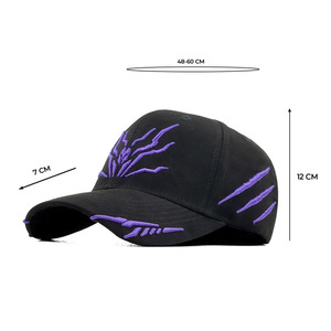 Casquette de baseball vierge 6 panneaux en coton de haute qualité, souple, à visière incurvée, respirante, personnalisable avec logo brodé, pour événements sportifs et fêtes - Product Image 6