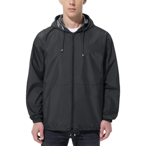 Custom Coated Hooded Windproof Waterproof Jacket Outdoor Sports <b>Running</b> Hiking Lightweight Windbreaker OEM ODM Apparel - Product Image 1