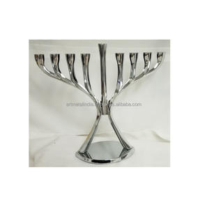 แท่นวางเทียน7หัวแบบทำมือทันสมัยของตกแต่งวิหารแบบชาวยิวสำหรับเทศกาลคริสต์มาสเชิงเทียนแบบแฮนด์เมดไม่เหมือนใคร - Product Image 4