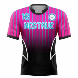 Camisetas de Fútbol Sublimadas Hechas a Medida, Camisetas de Fútbol Transpirables de Malla, Ropa Deportiva de Secado Rápido para Equipos, Fábrica Mayorista de Artículos de Fútbol - Product Image 2