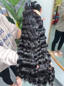 Vente en gros de cheveux vietnamiens Ocean Wavy Lace Front perruque de cheveux humains perruques frontales pour femmes noires - Product Image 2