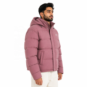 Men's Quilted Jacket Premium Insulated Everyday Outerwear Bomber Jacket Classic Zip Up Waterproof Breathable OEM Men's Jacket - Product Image 2