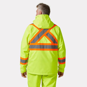 Veste de sécurité imperméable d'hiver pour hommes, vêtements de travail de construction personnalisés haute visibilité, vestes de sécurité réfléchissantes - Product Image 4