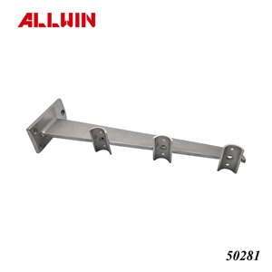 Support de tube en acier inoxydable moderne pour étagère, accessoires de main courante pour balcon, escalier, villa, centre commercial, résistant à la rouille - Product Image 4